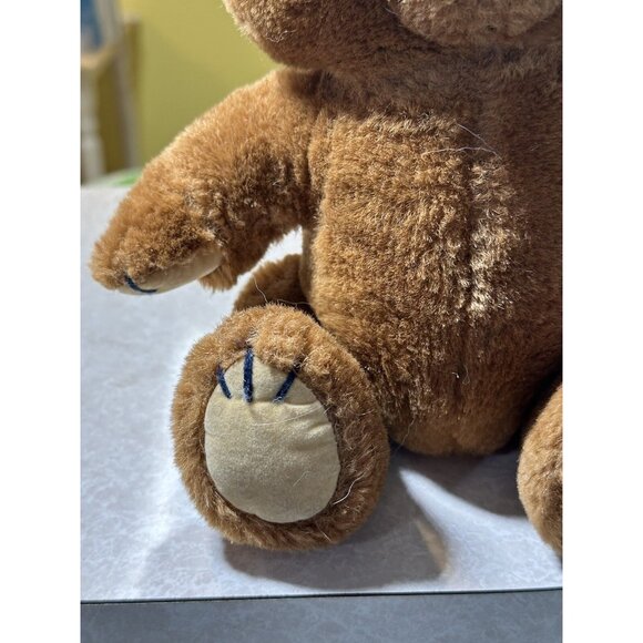 Dakin Teddy Bear Plush Vintage Brown Stuffed Animal Toy - Picture 3 of 7